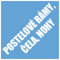 CENÍK - POSTELOVÉ RÁMY, ČELA, NOHY